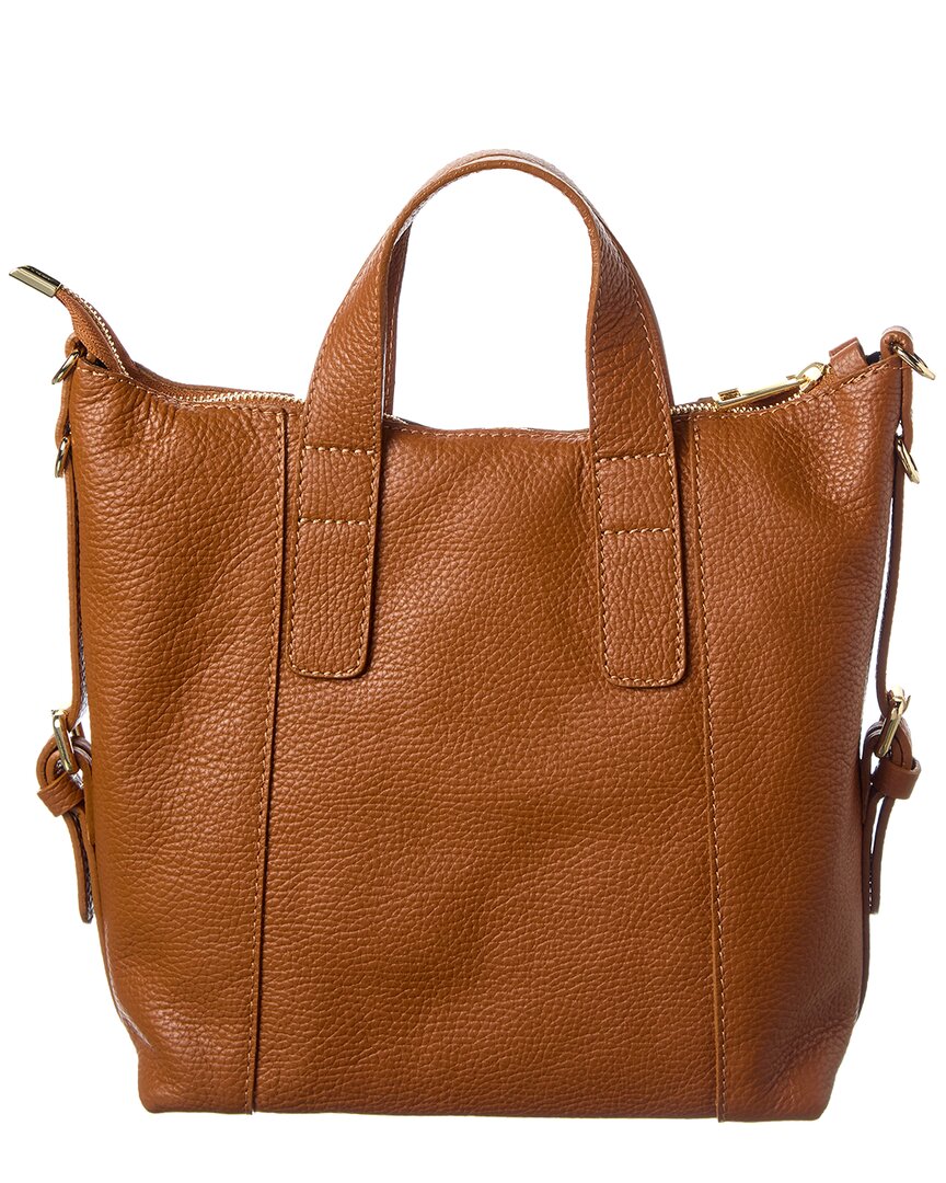 Italian Leather Top Handle Bag