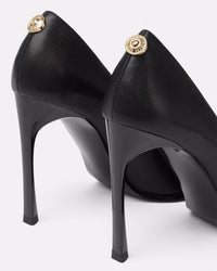 Versace Jeans Couture Sleek Black Stiletto Pumps