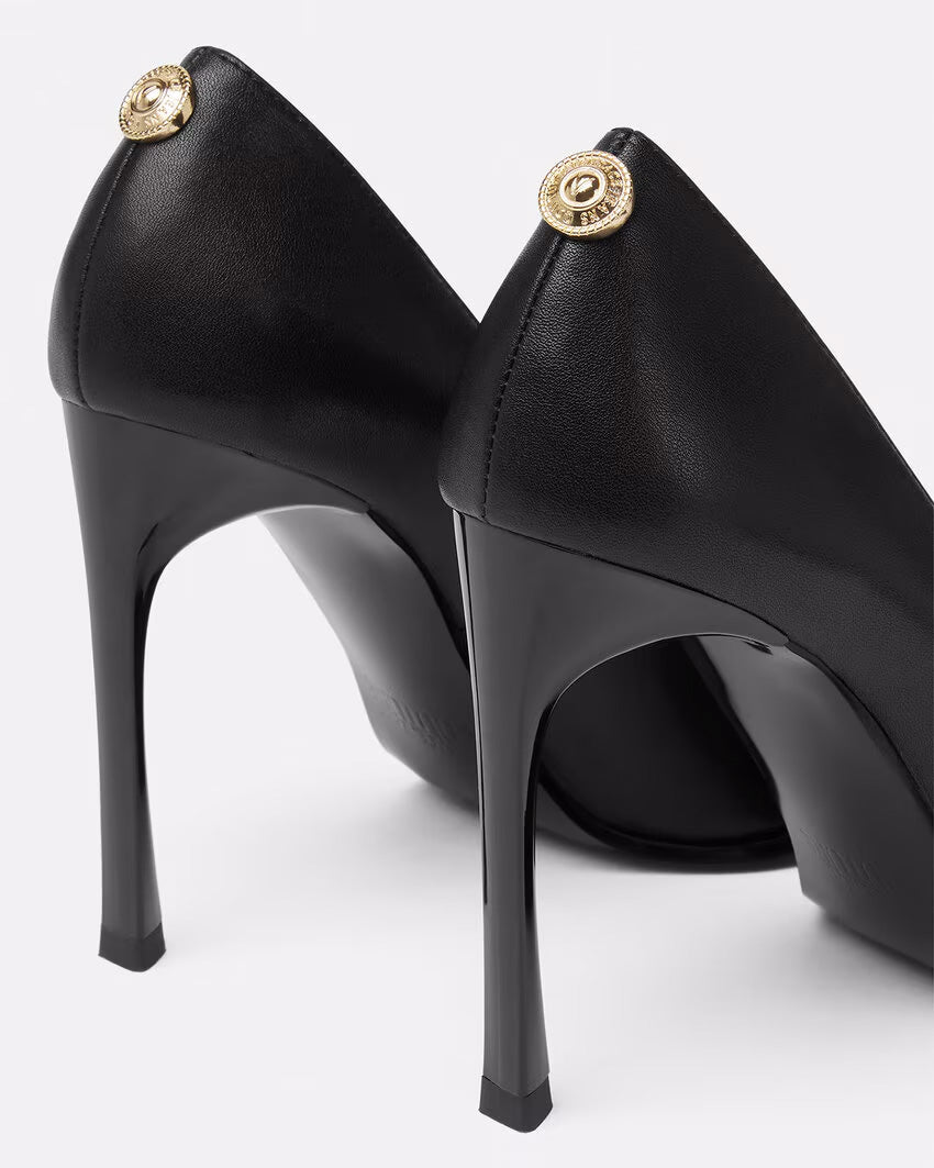 Versace Jeans Couture Sleek Black Stiletto Pumps