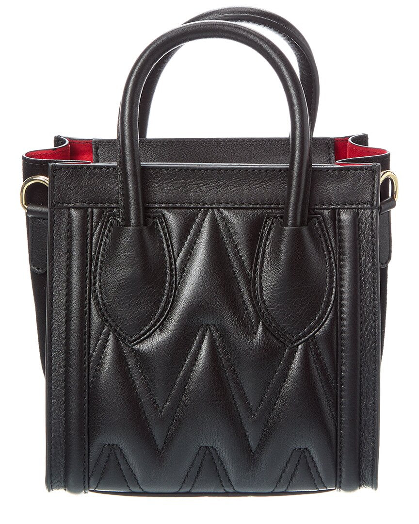 Valentino by Mario Valentino Valentino By Mario Valentino Eva Diamond Leather Tote