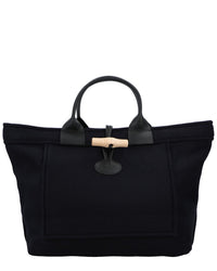 Longchamp Le Roseau Canvas Shopper