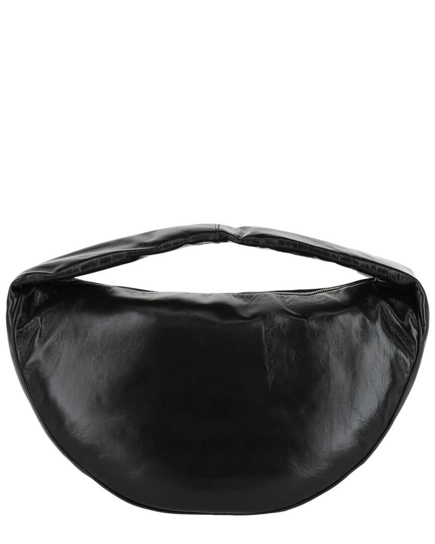 By Far Maxi Creased Leather Shoulder Bag