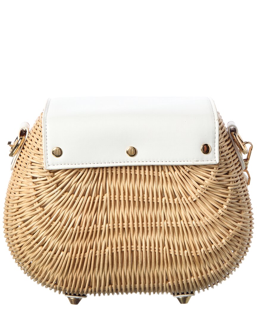 Surell Accessories Mini Vine Basket Bag
