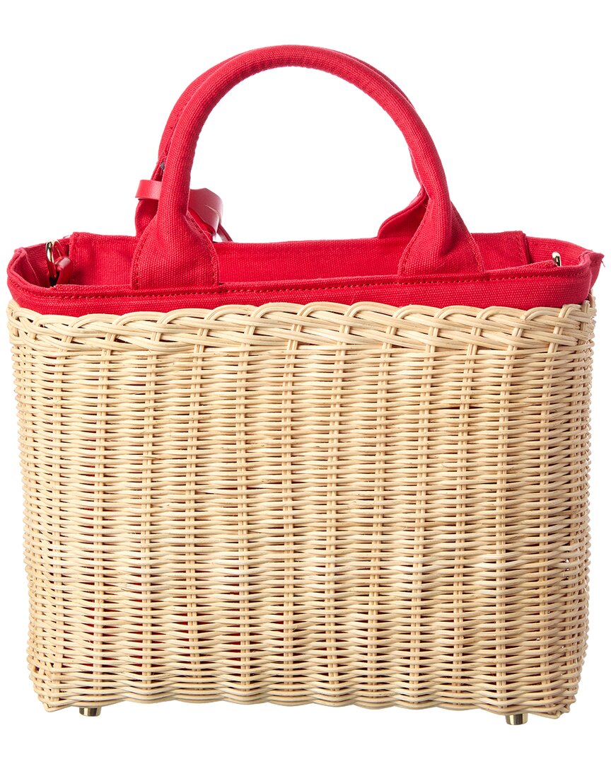 Surell Accessories Picnic Straw Crossbody