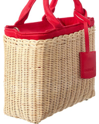 Surell Accessories Picnic Straw Crossbody