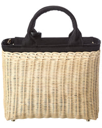 Surell Accessories Picnic Straw Crossbody