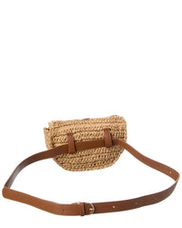 Surell Accessories Paper Straw Belt Bag
