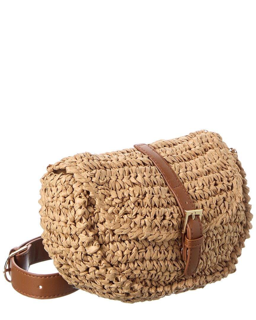 Surell Accessories Paper Straw Belt Bag