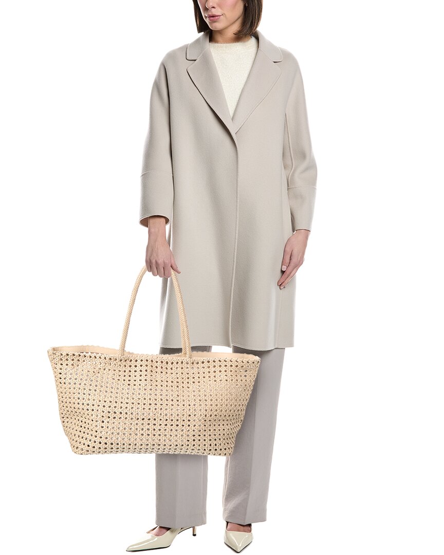 Madewell Large Leather Caning Tote