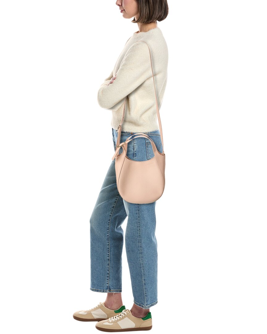 Longchamp Le Foulonne Leather Bucket Bag