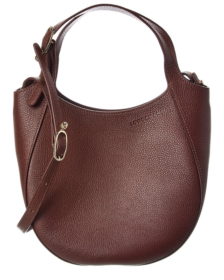 Longchamp Longchamp Le Foulonne Leather Bucket Bag