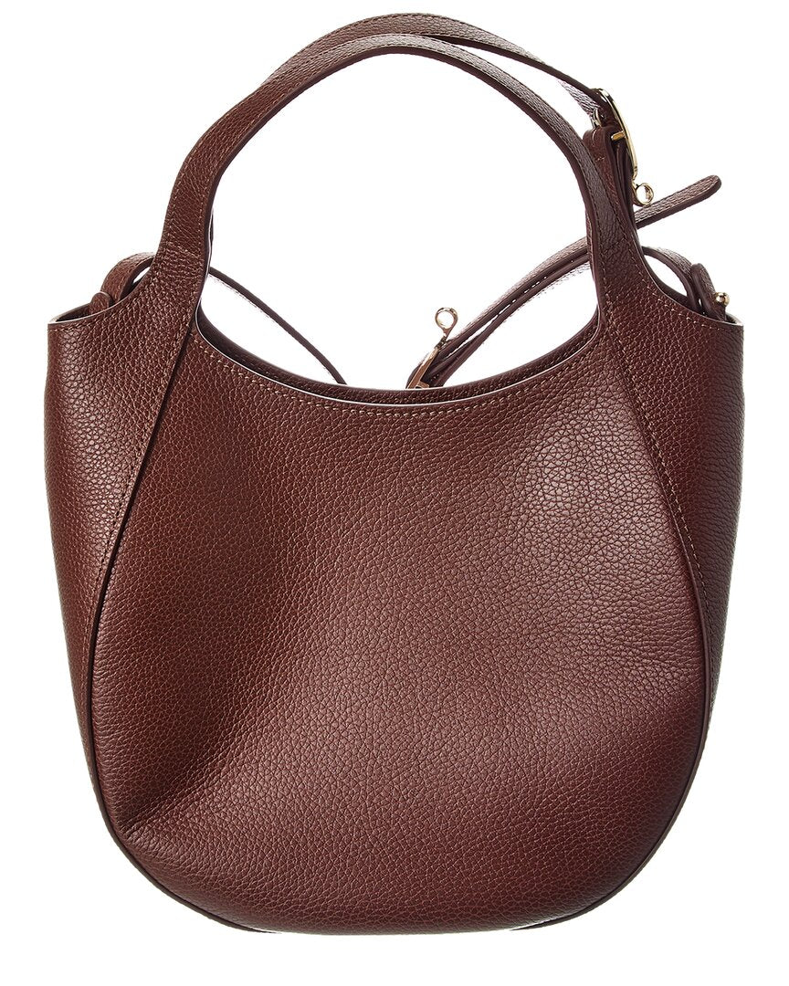 Longchamp Longchamp Le Foulonne Leather Bucket Bag