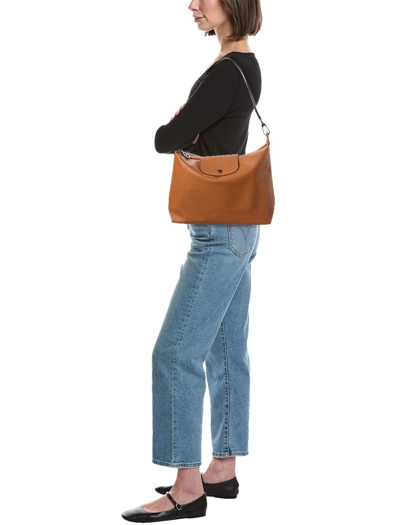 Longchamp Le Pliage Xtra Medium Leather Hobo Bag