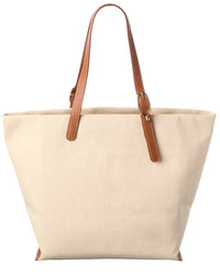 Longchamp Epure Canvas & Leather Tote