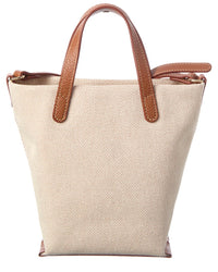 Longchamp Epure Canvas & Leather Crossbody