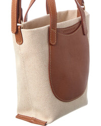 Longchamp Epure Canvas & Leather Crossbody
