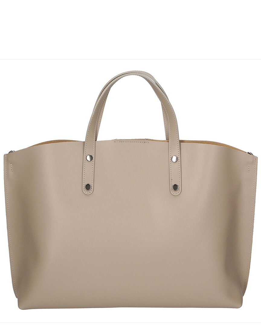 Chiara Ferretti Leather Shopper Tote