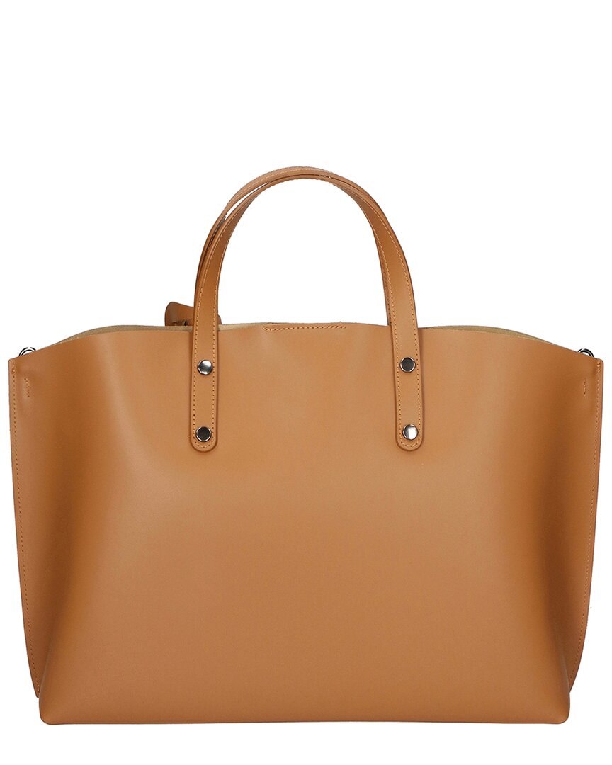 Chiara Ferretti Leather Shopper Tote