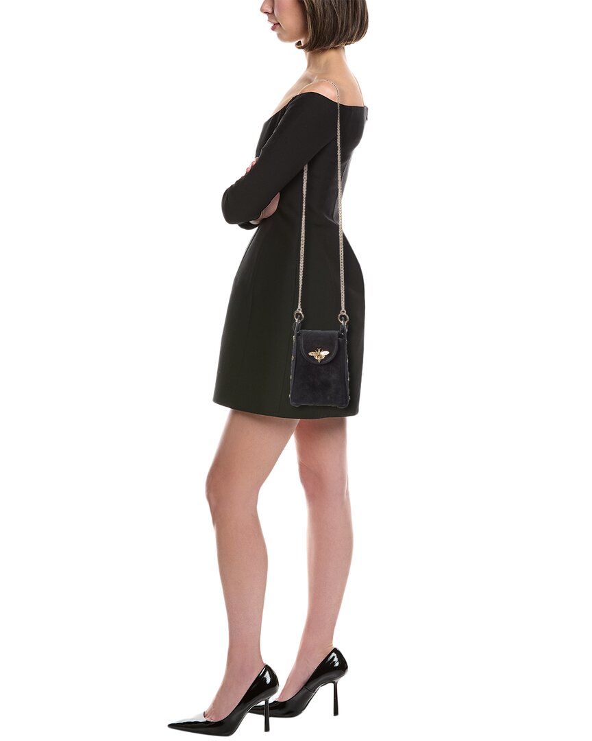 Persaman New York Raina Mini Suede Bee Bag