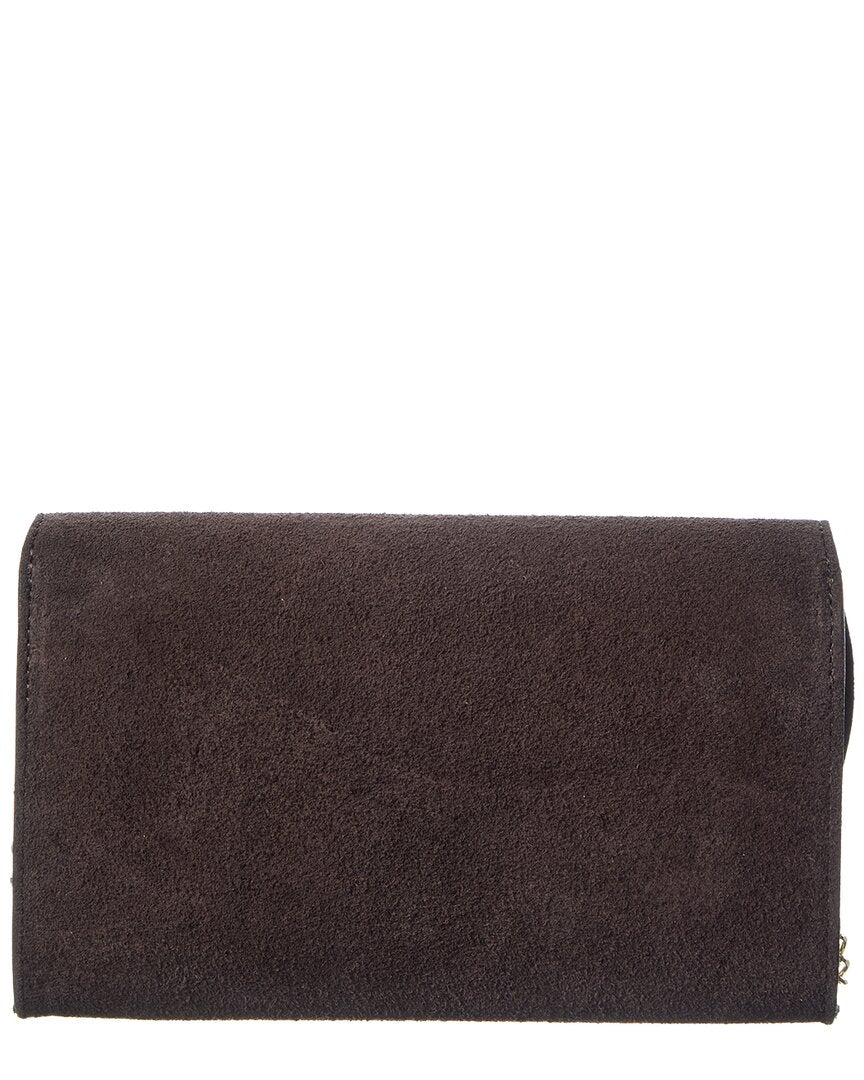 Persaman New York Dora Suede Clutch