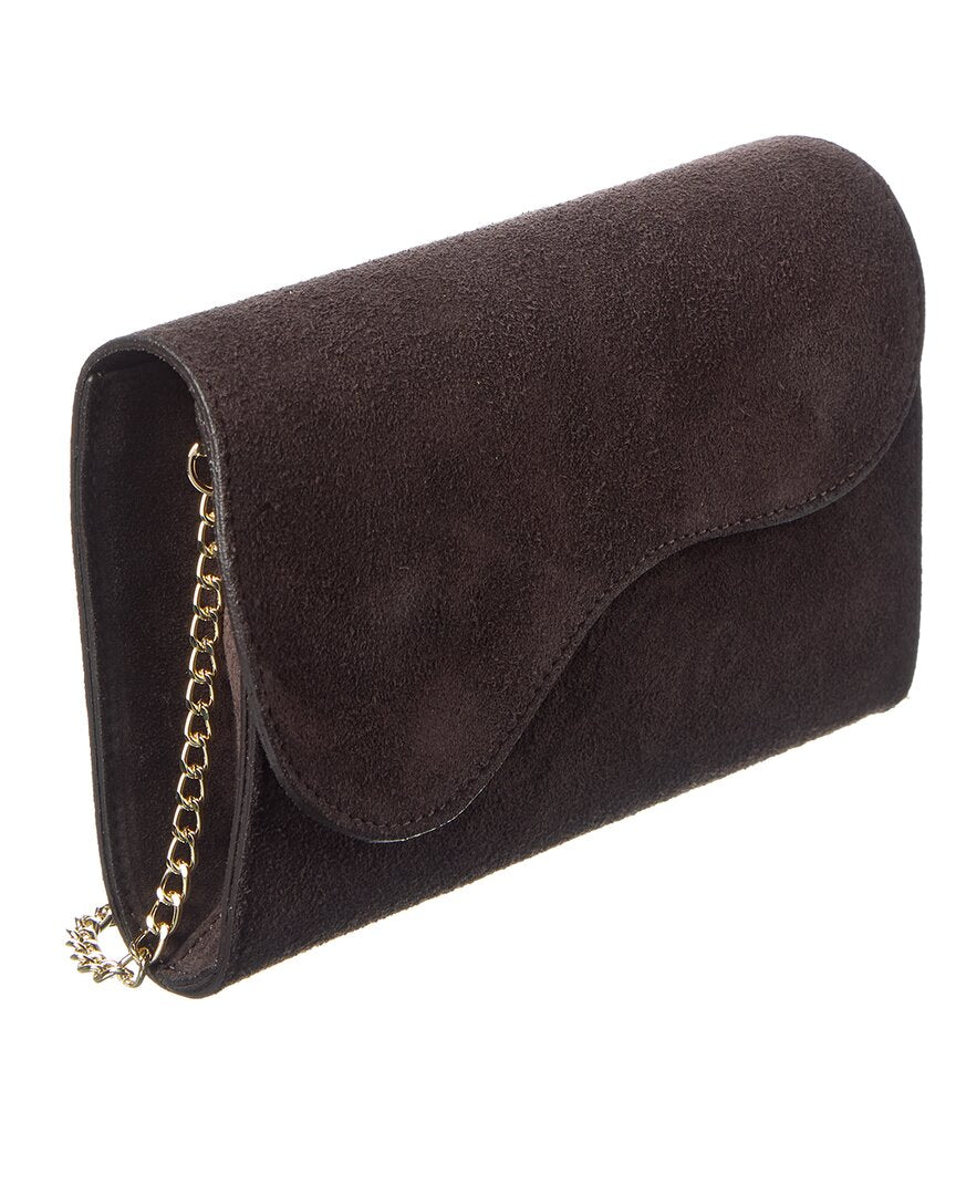 Persaman New York Dora Suede Clutch
