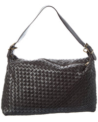 Persaman New York Chloe Hand Woven Large Leather Shoulder Bag