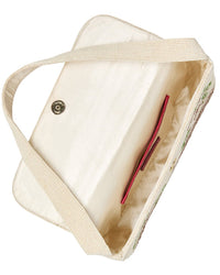 J.Mclaughlin Rio Palm Court Vignette Leather Shoulder Bag