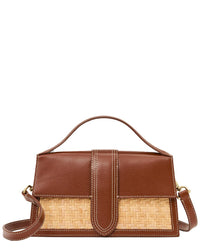 J.Mclaughlin Fannie Leather-Trim Handbag