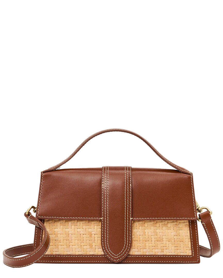 J.Mclaughlin Fannie Leather-Trim Handbag