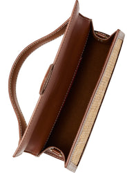 J.Mclaughlin Fannie Leather-Trim Handbag