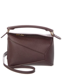 Loewe Loewe Puzzle Edge Mini Leather Shoulder Bag