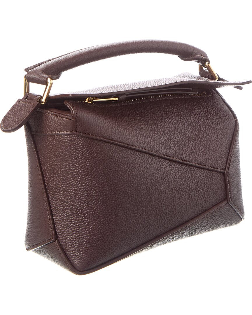 Loewe Loewe Puzzle Edge Mini Leather Shoulder Bag