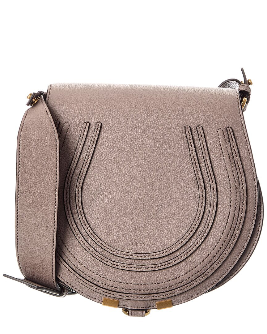 Chloé Marcie Leather Saddle Bag