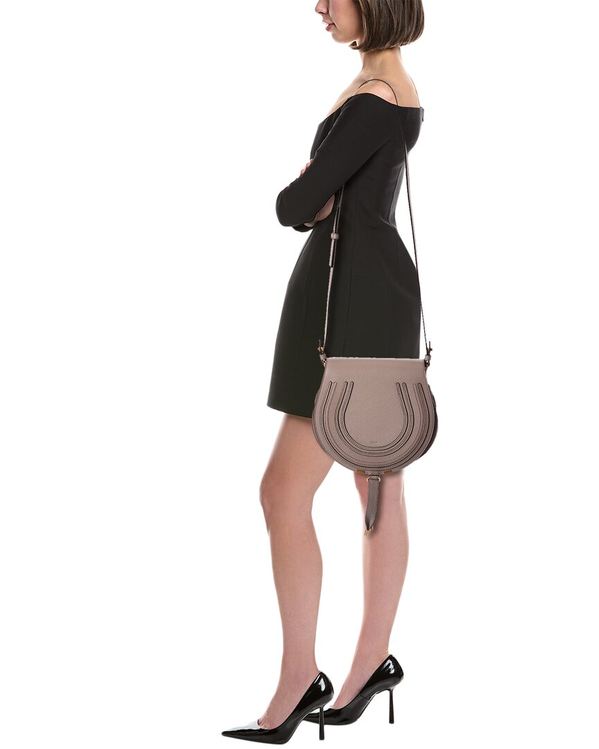 Chloé Marcie Leather Saddle Bag