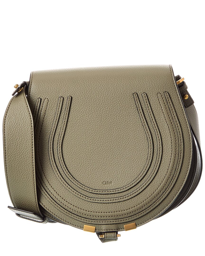 Chloé Marcie Leather Saddle Bag