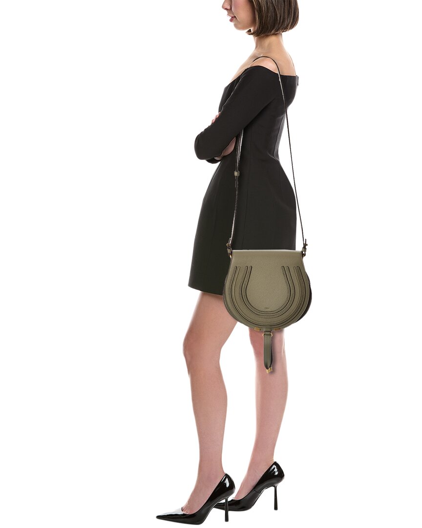 Chloé Marcie Leather Saddle Bag