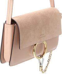 Chloé Logo Leather Shoulder Bag
