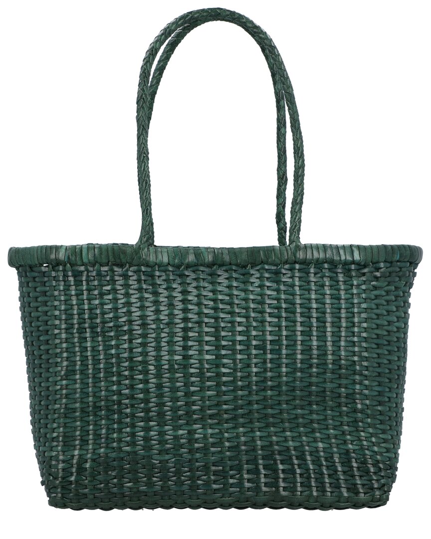 Dragon Diffusion B Weave Small Leather Shoulder Bag