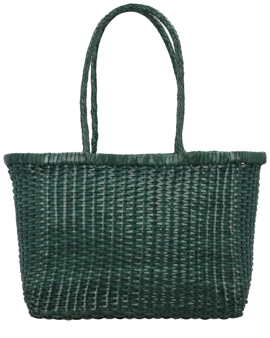 Dragon Diffusion B Weave Small Leather Shoulder Bag