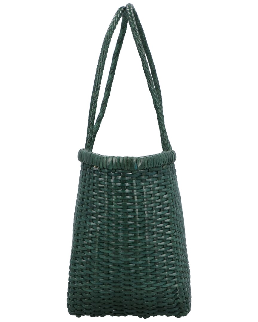 Dragon Diffusion B Weave Small Leather Shoulder Bag