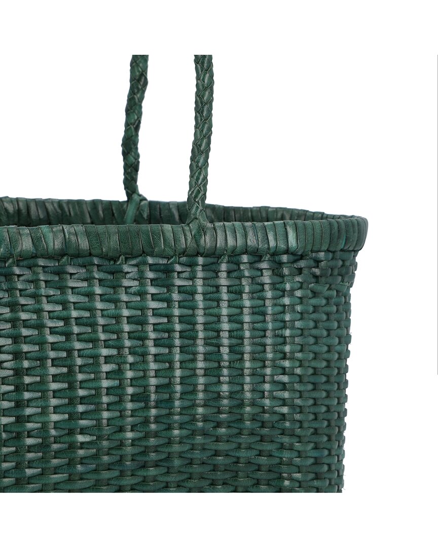 Dragon Diffusion B Weave Small Leather Shoulder Bag