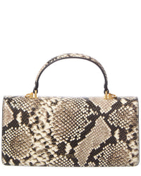 Off-White™ Off-White™ Jitney Snake-Embossed Leather Shoulder Bag