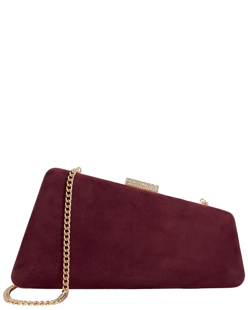 Dune London Balancing Suede Clutch
