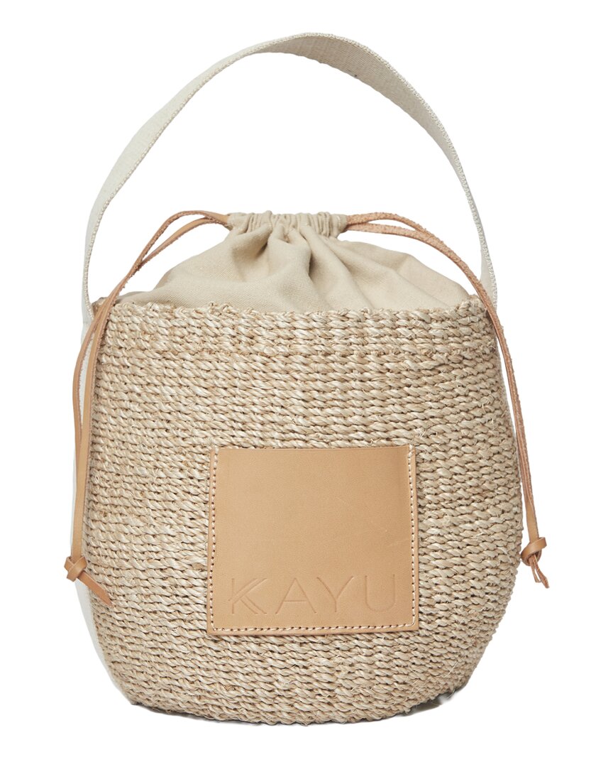 Kayu Mila Straw Bucket Bag