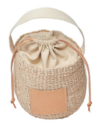 Kayu Mila Straw Bucket Bag