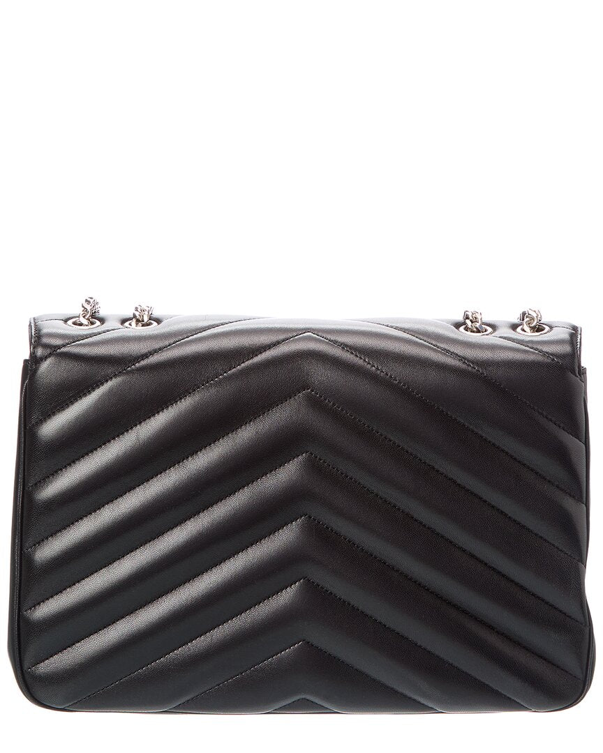 Saint Laurent Saint Laurent Loulou Large Leather Shoulder Bag