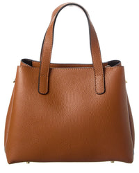 Italian Leather Top Handle Bag