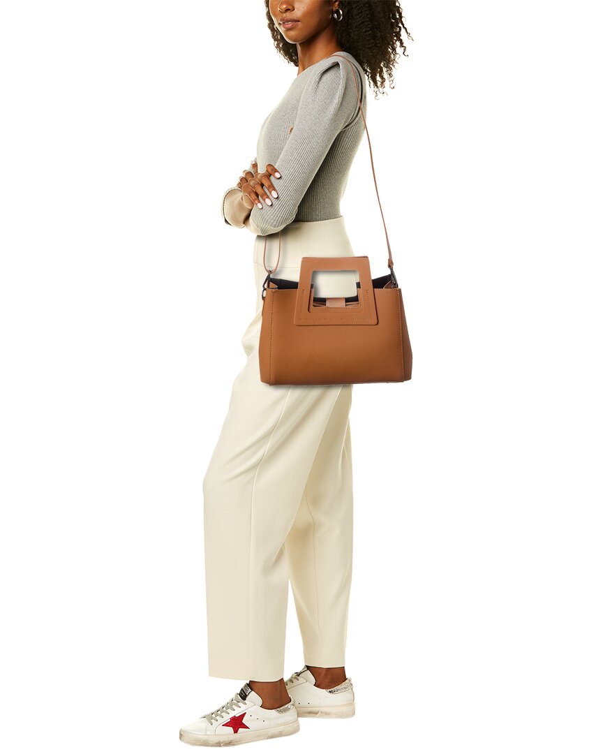 Italian Leather Top Handle Bag