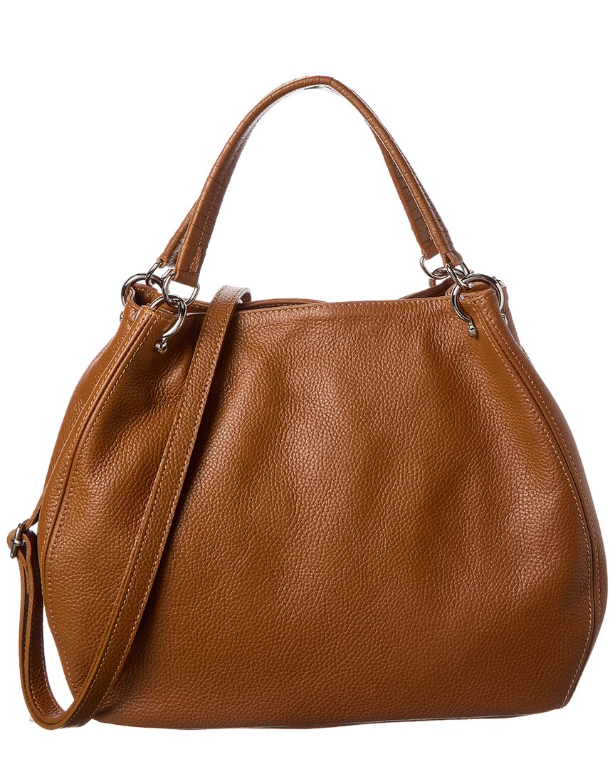Italian Leather Top Handle Bag