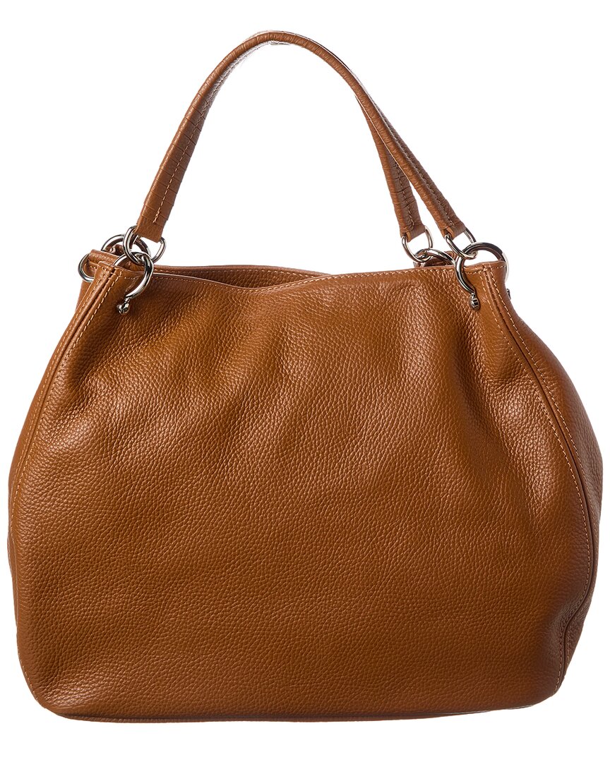 Italian Leather Top Handle Bag